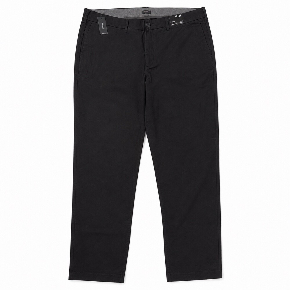 Express Men’s Straight Hyper Stretch Chino Pants Black Size 40x34